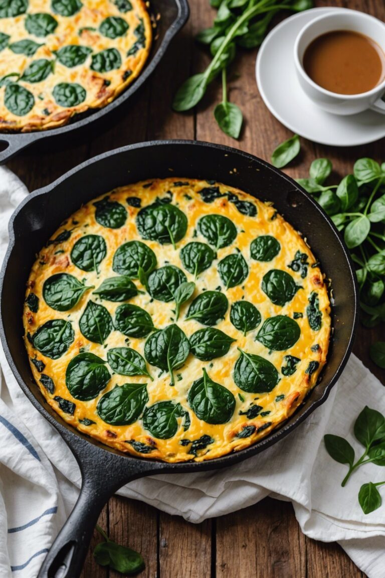 Spinach And Potato Frittata