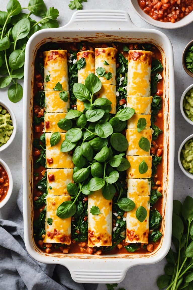 Spinach Enchiladas