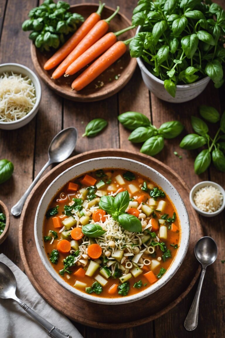 Springtime Minestrone With Fresh Herbs