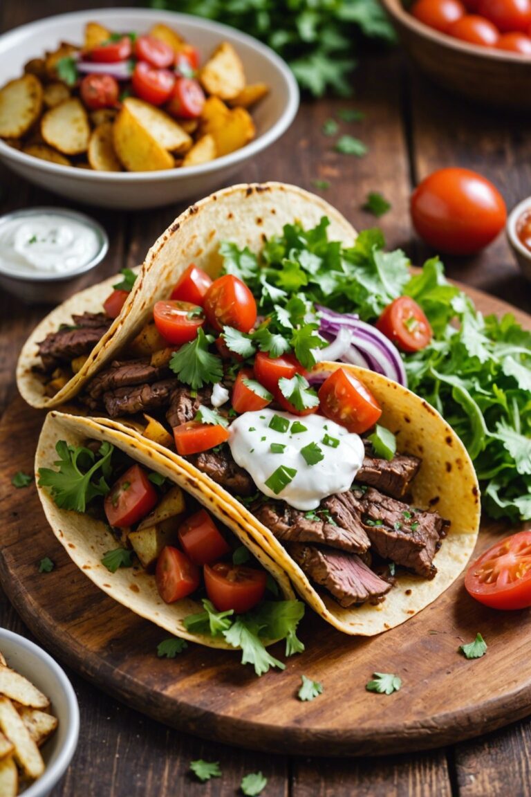 Steak And Potato Tacos