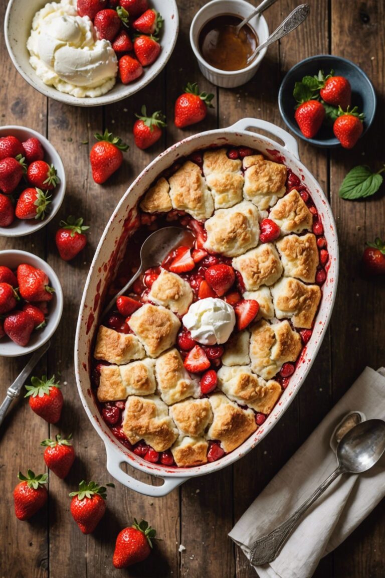 Strawberry Cobbler