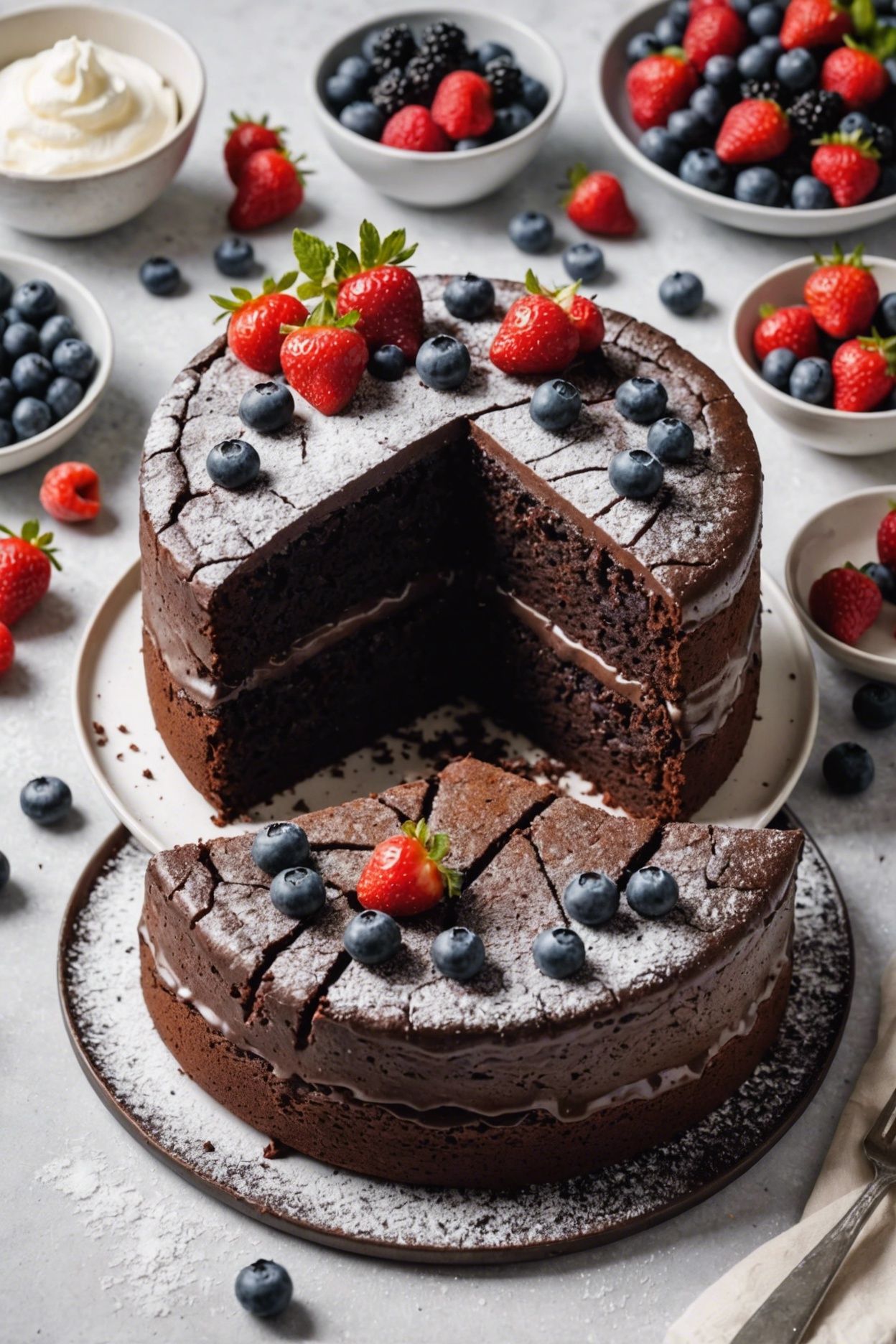Swedish Sticky Chocolate Cake