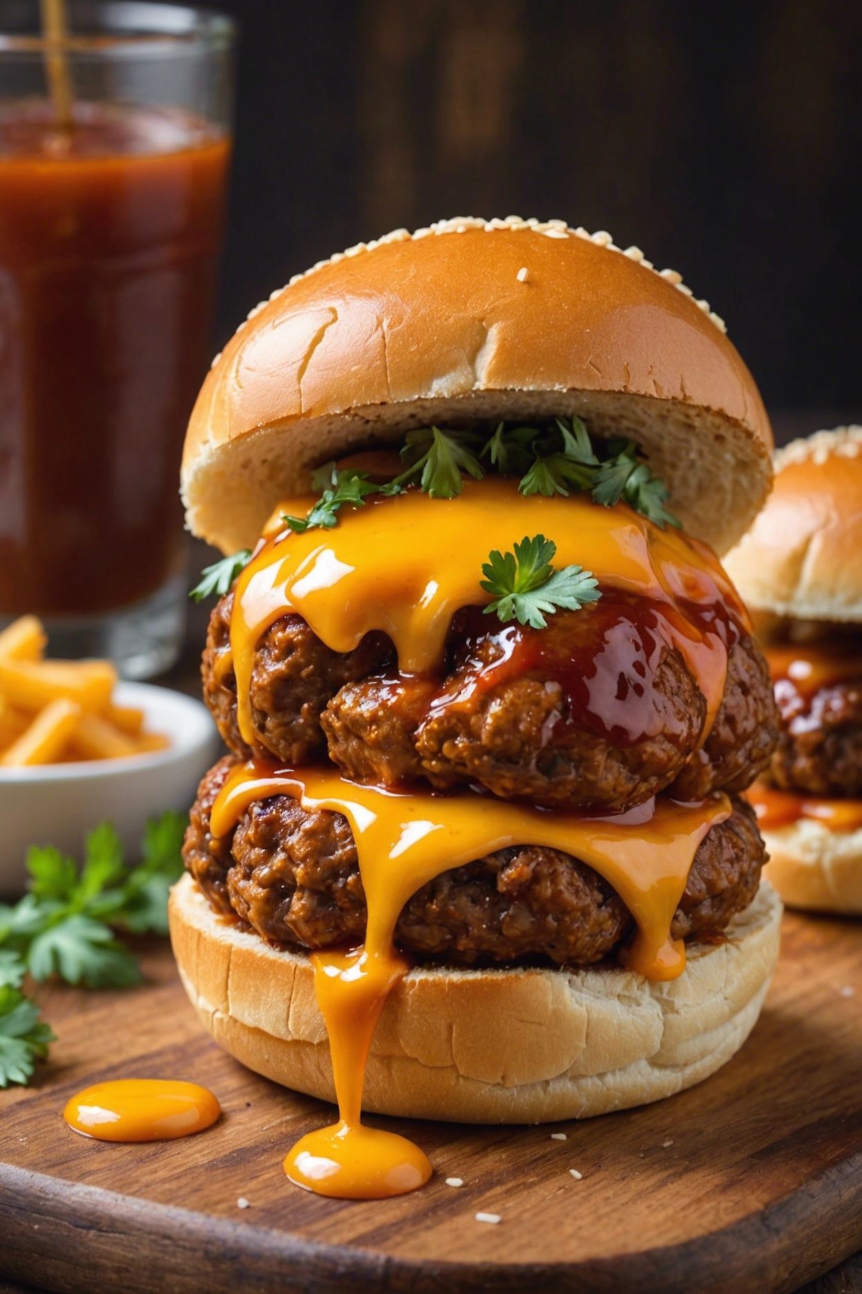 Tangy Bbq Meatball Sliders