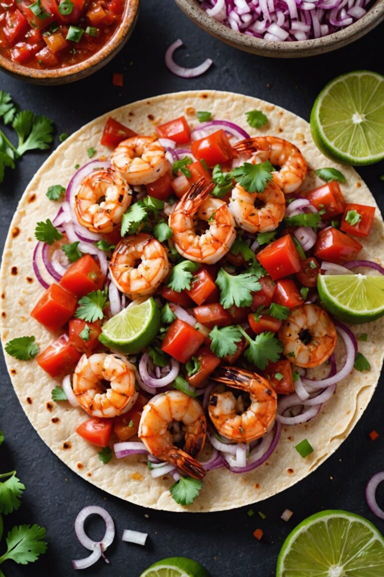 Tex Mex Grilled Shrimp And Salsa