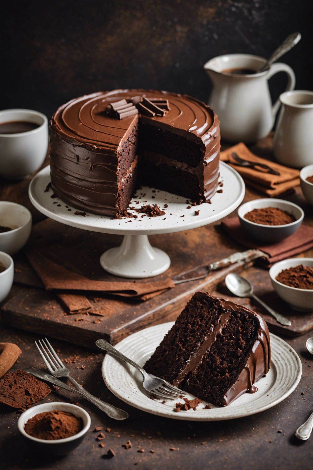 The Easiest Chocolate Cake