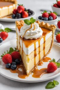 Vanilla Bavarian Cream Pie