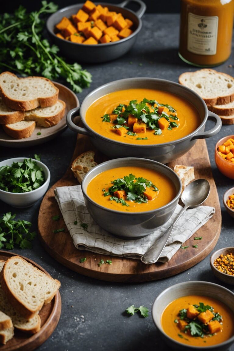 Vegan Butternut Squash Soup With Coconut Milk