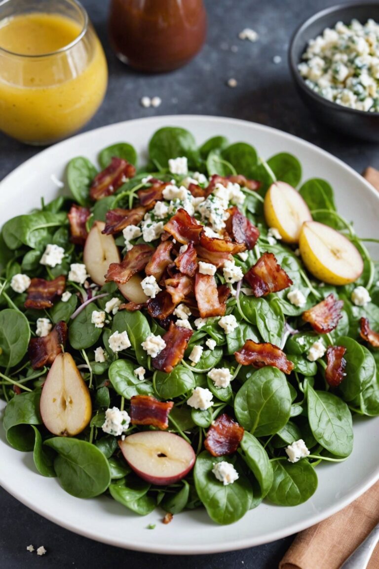 Watercress Salad With Warm Bacon Dressing