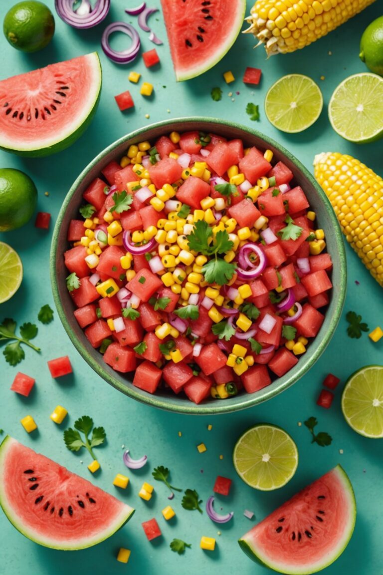 Watermelon And Corn Salsa