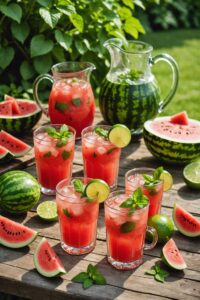 Watermelon Mojitos