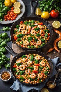 White Bean Tomato And Shrimp Skillet Dinner