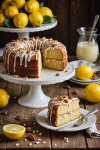 White Chocolate And Lemon Coffee Cake