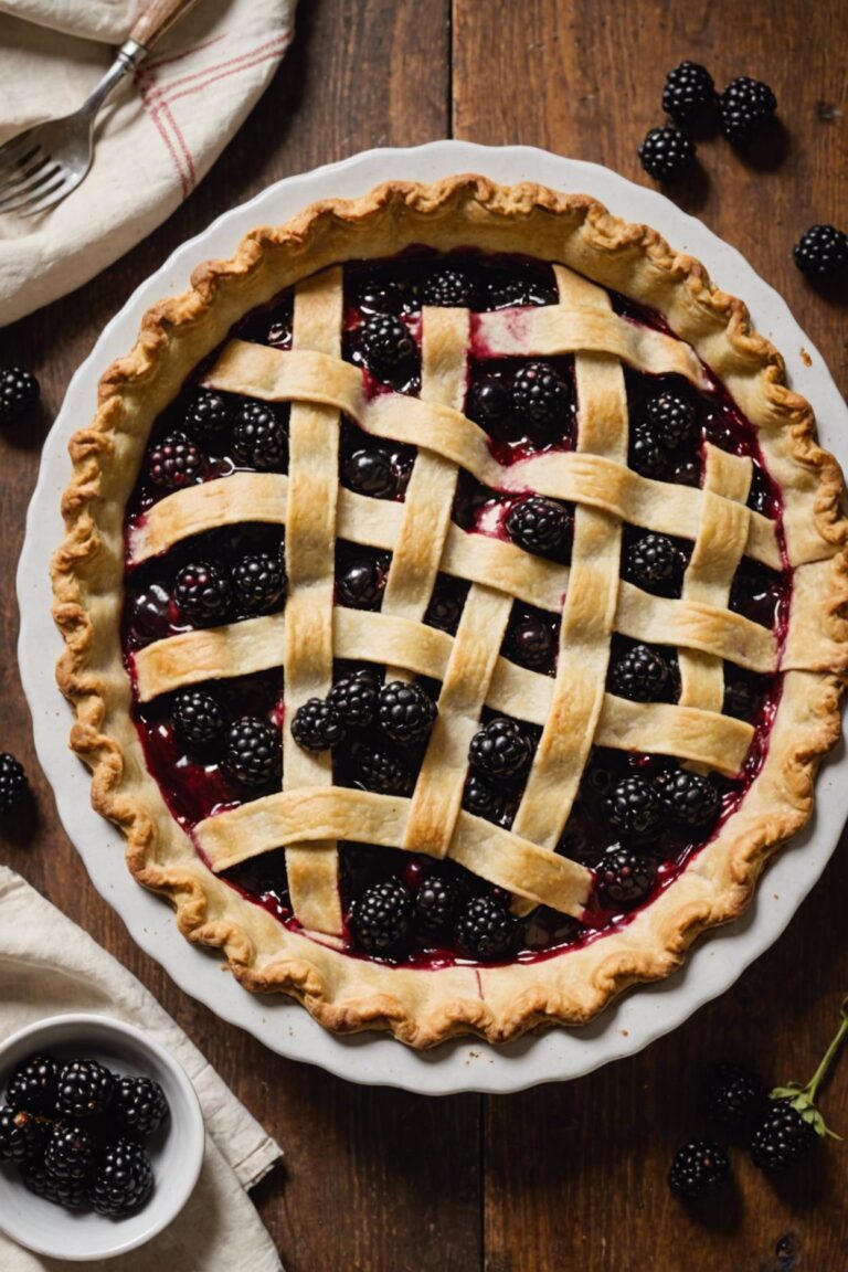 Wild Blackberry Pie