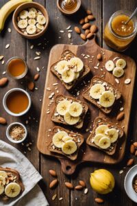 Almond Butter and Banana Toast