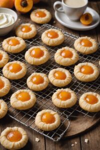 Apricot Cream Cheese Thumbprints