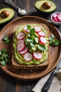 Avocado and Radish Toast