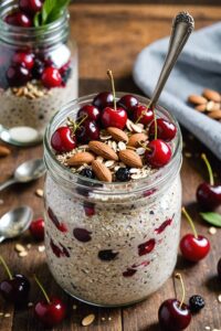 Cherry Almond Overnight Oats