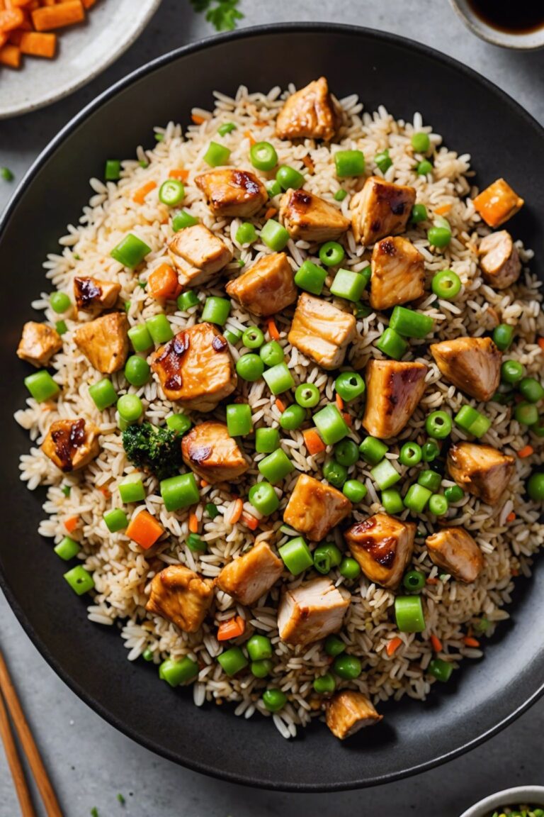 Chicken Ginger Fried Rice