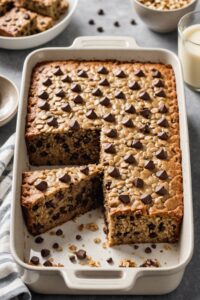 Chocolate Chip Oatmeal Cake