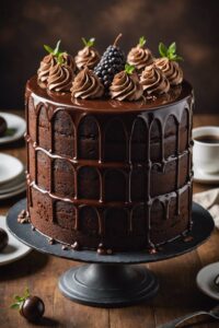 Chocolate Chocolate Chip Dream Cake