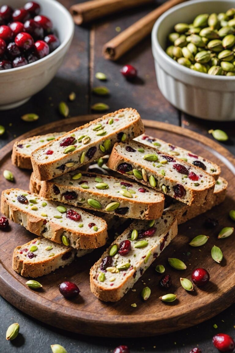 Cranberry Pistachio Biscotti