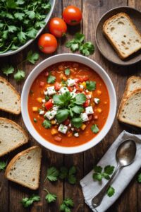 Cucumber and Avocado Gazpacho