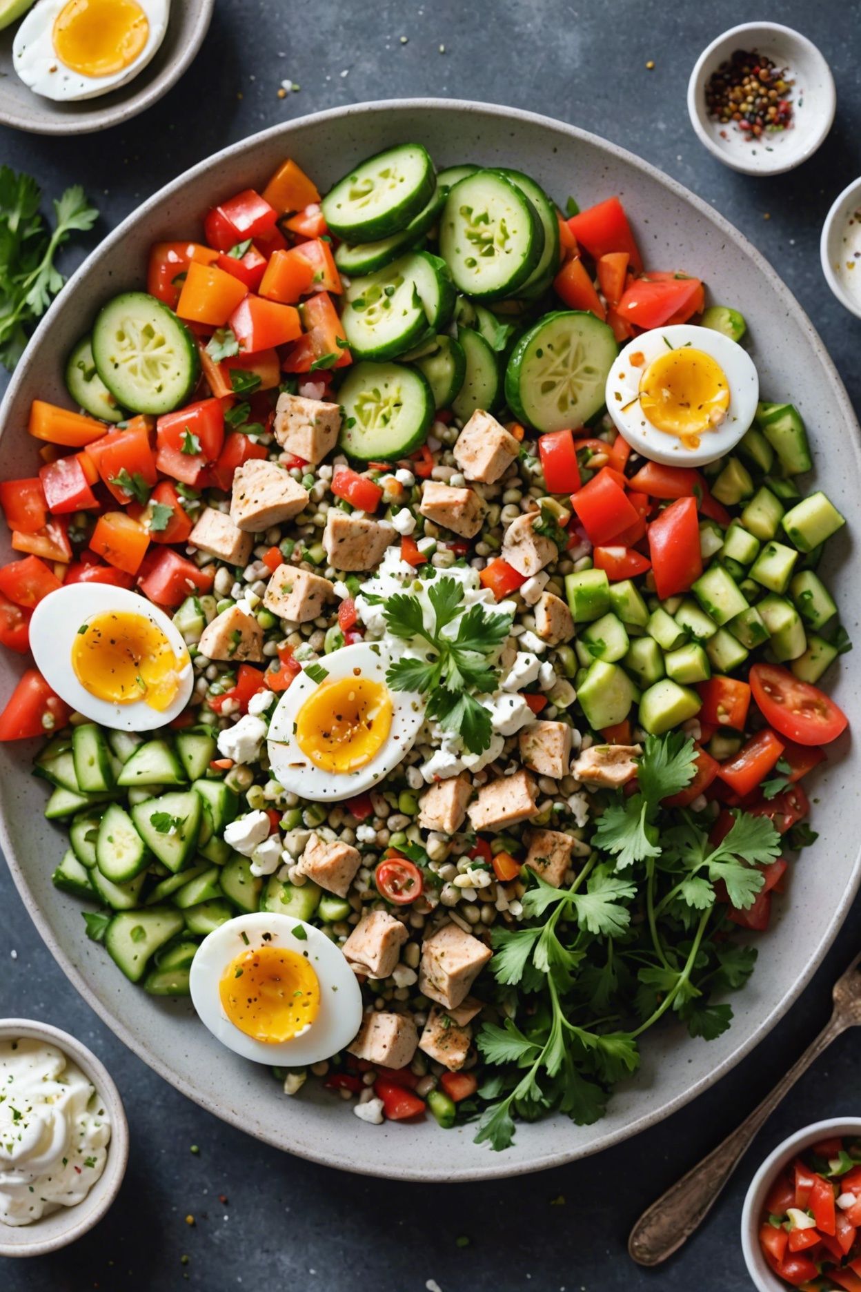 Delicious Persian Salad Olivieh Persian Chicken Salad Recipe Bursting With Flavors