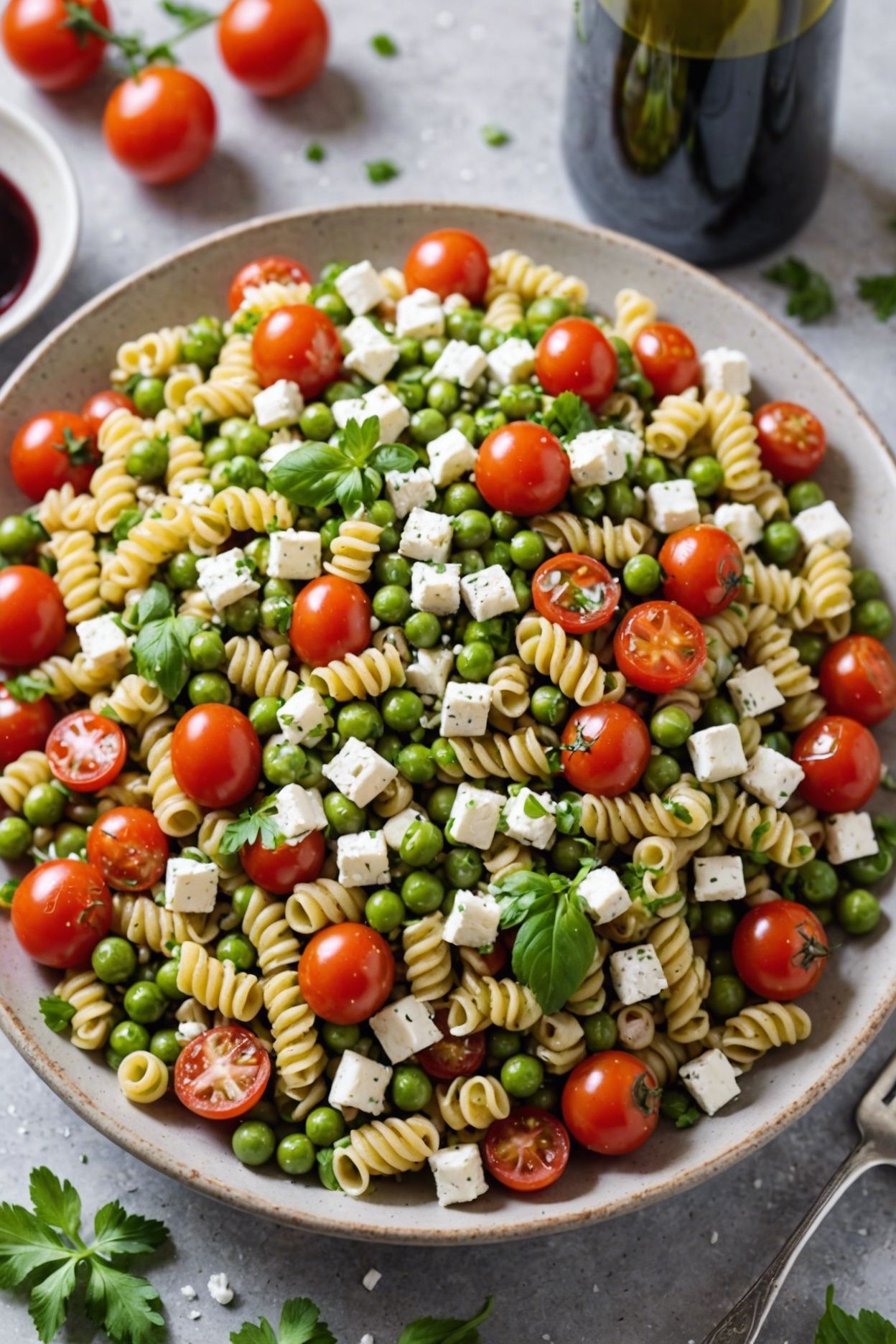 Field Pea And Pasta Salad