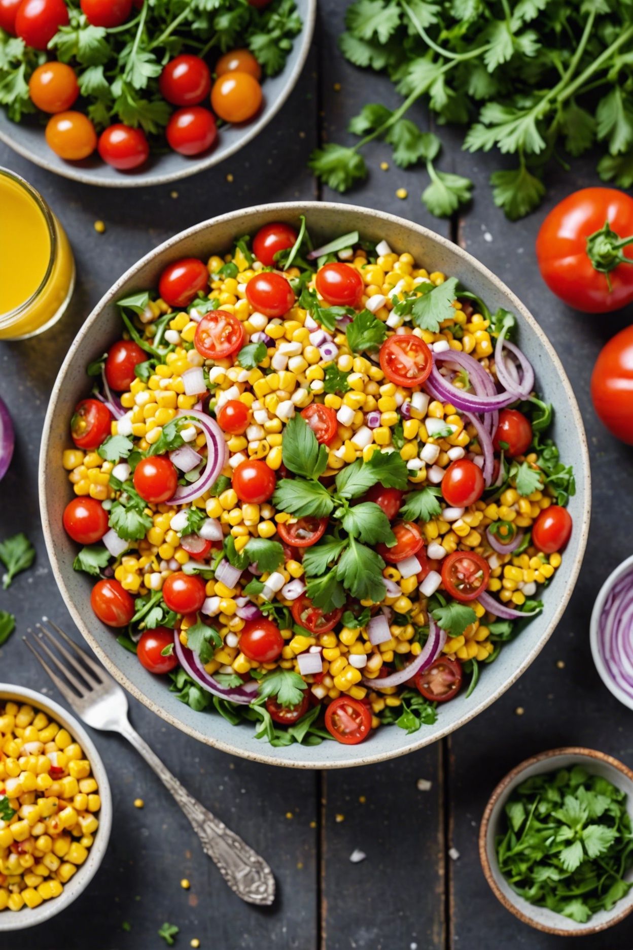 Fresh Corn and Tomato Salad