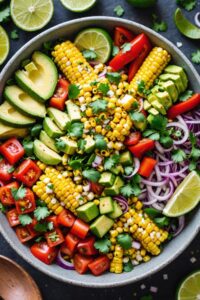 Grilled Corn and Avocado Salad