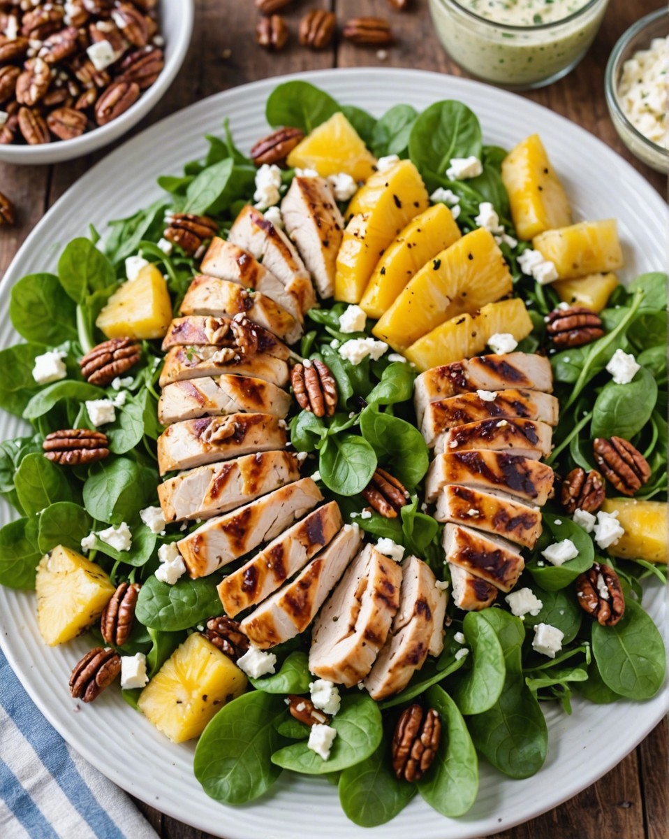 Grilled Chicken and Pineapple Salad