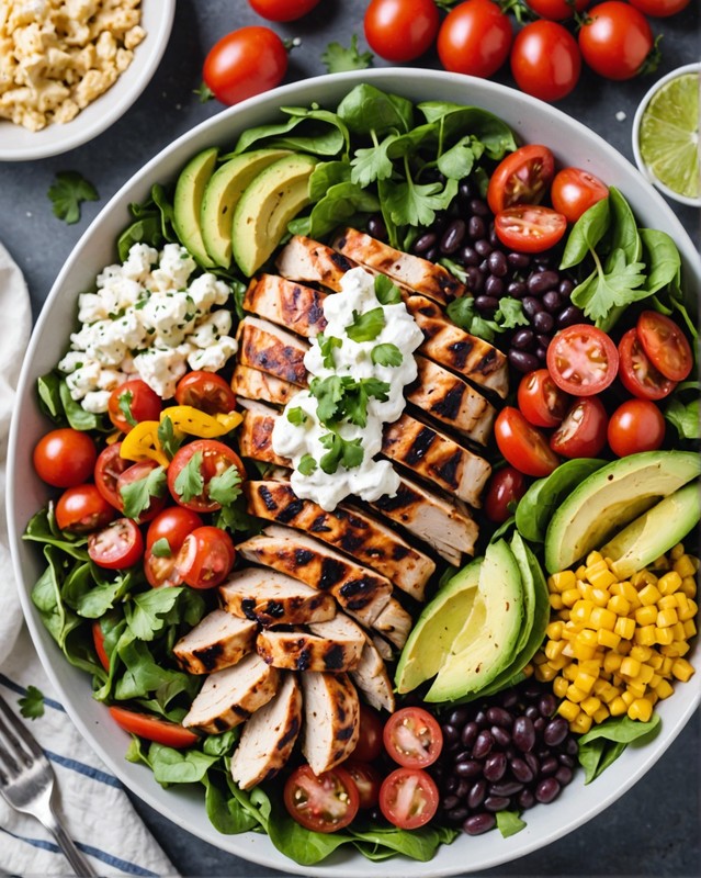 Grilled Chicken Fajita Salad