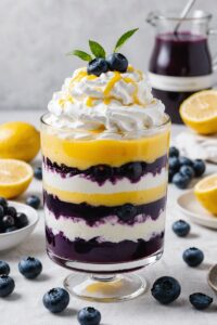 Lemon Curd and Blueberry Parfait