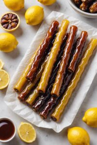 Lemon Glazed Date Sticks