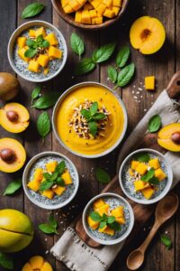 Mango Coconut Chia Pudding