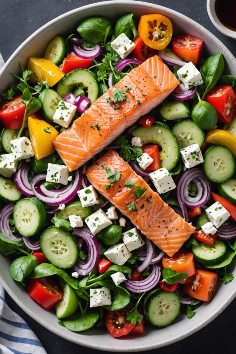 Mediterranean Salmon Salad