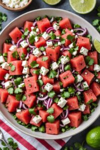 Mexican Watermelon Salad