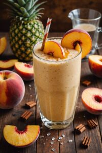 Peach Cobbler Smoothie