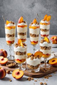 Peach Parfait with Granola