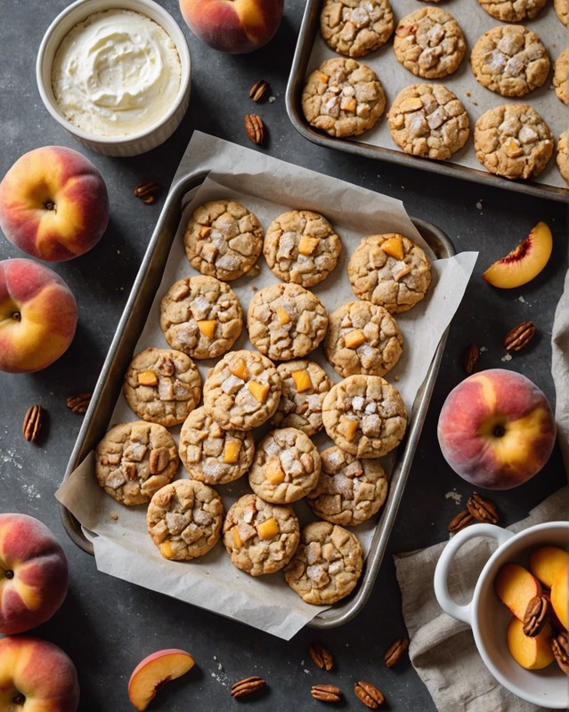 Peach Cobbler Cookies