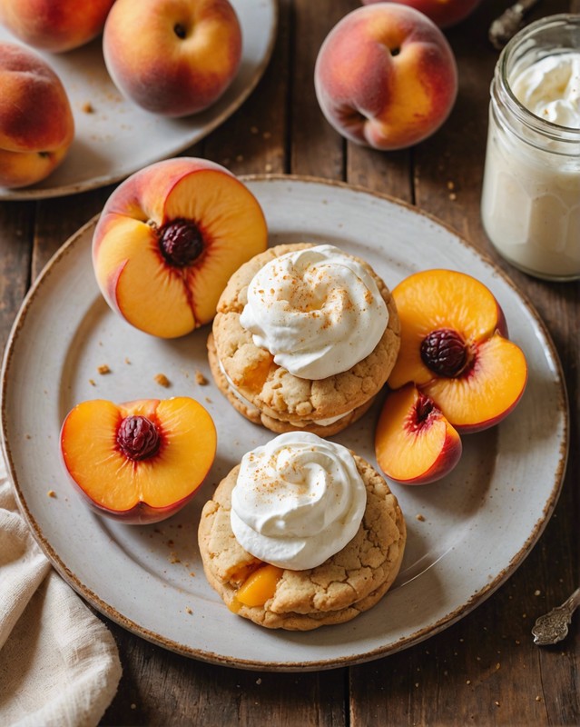 Peach Cream Cookies