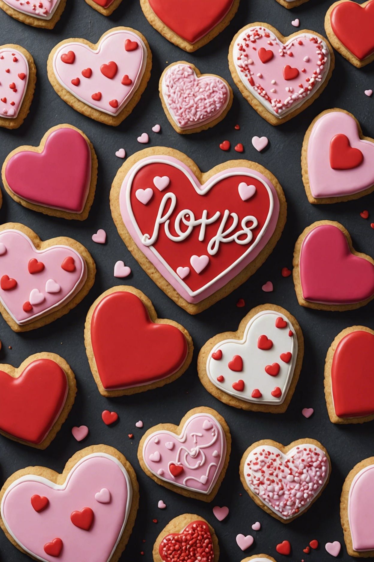 Popes Valentine Cookies