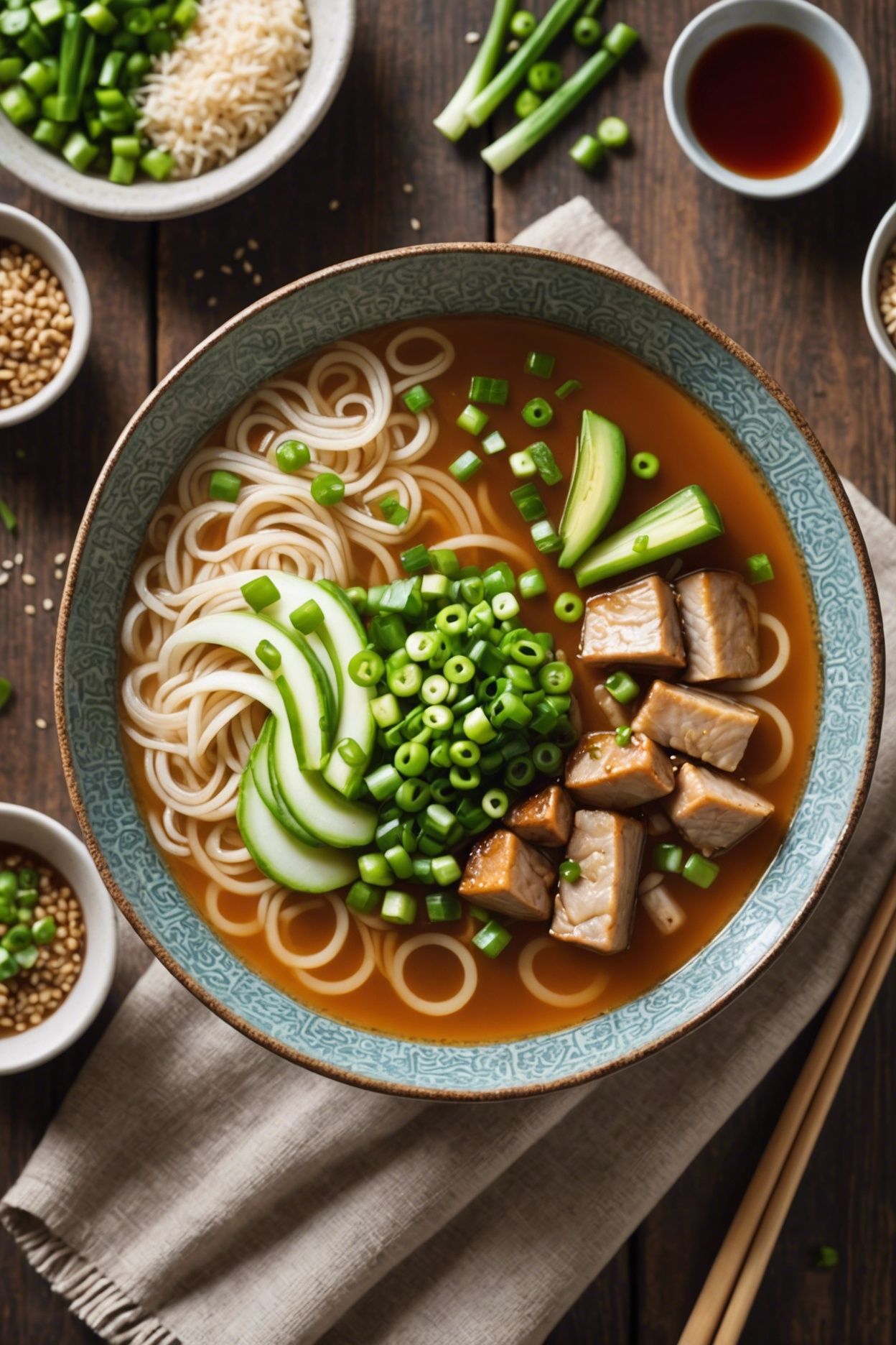 Portable Miso Noodle Soup Delight