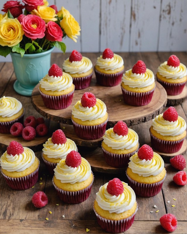 Raspberry Lemonade Cupcakes