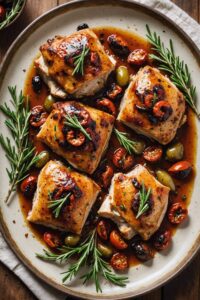 Savory Sun Dried Tomato Chicken Thighs