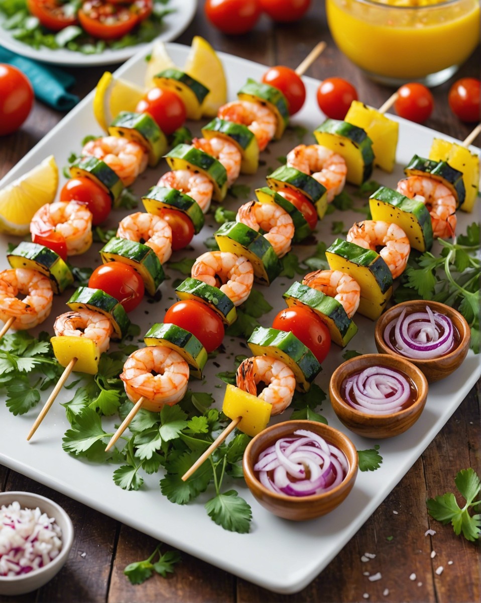 Shrimp and Pineapple Skewers