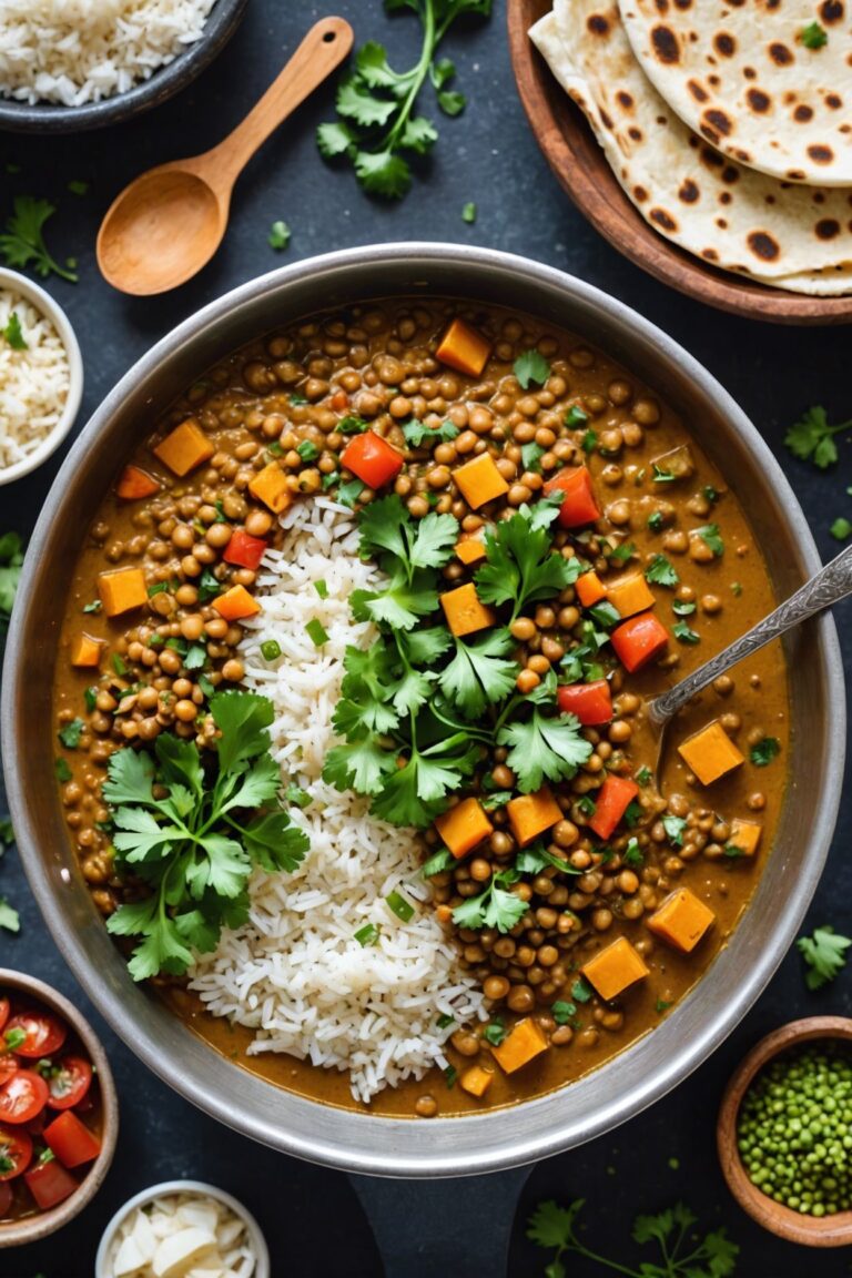 Speedy Lentil Coconut Curry