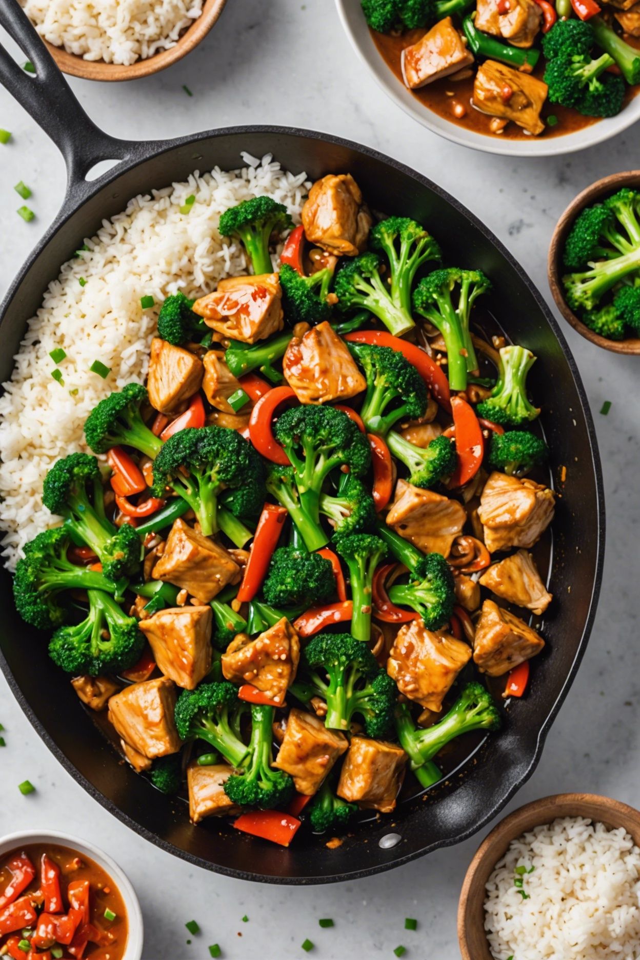 Spicy Chicken Stir Fry With Broccoli