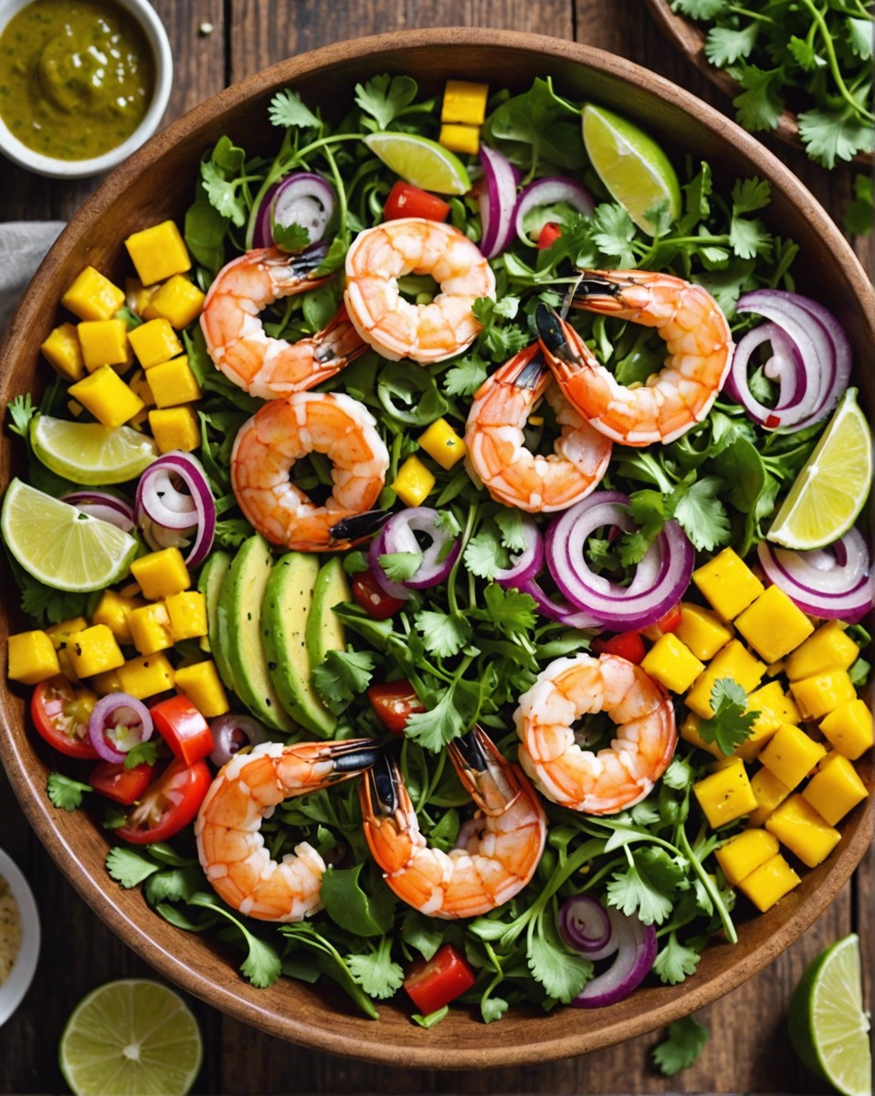 Spicy Shrimp and Mango Salad