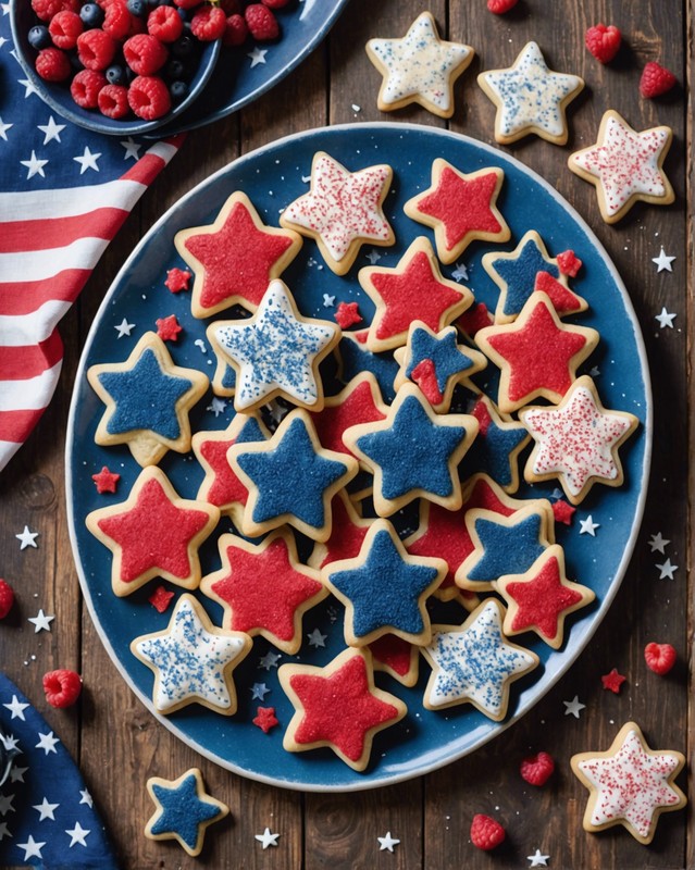 Star-Spangled Berry Sugar Cookies